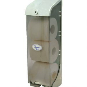 3 Roll Toilet Roll Dispenser (lockable)-0