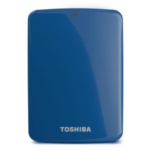 Toshiba HDD 2.5" External USB3 1TB Canvio Connect V7 with NTI Backup Now - Blue-0