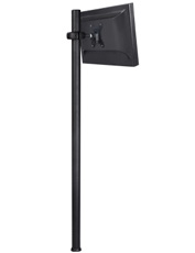 Atdec Spacedec Display Donut Pole 1150mm Black-0