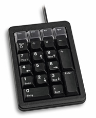 Cherry Numeric Pad 21 Keys PS2 Black includes 4 function keys-0