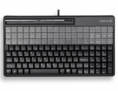 Cherry 3 Track, 135 program- Freely programmable USB keyboard with magnetic card reader. USB/Black-0