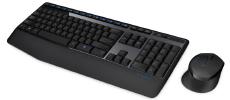 Logitech Wireless Keyboard & Mouse Combo, MK345, Black, USB Receiver (Combo powered by 2xAAA and 1xAA, included)-0