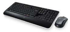 Logitech Wireless Keyboard & Mouse Combo, MK520r, Black, USB Receiver (Powered by 3xAA, included)-0