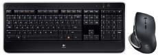 Logitech Wireless Keyboard & Mouse Combo, MX800 Performance, Black, USB Receiver (Powered by inbuilt battery, Micro-USB Charging)-0