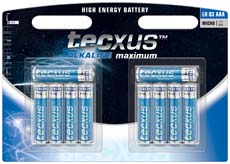 Tecxus LR03 AAA Alkaline Battery 10pk-0