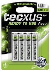 Tecxus AAA NiMH Rechargeable 4pk-0