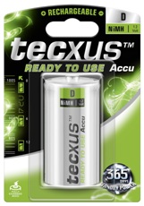 Tecxus D NiMH Rechargeable 1pk-0