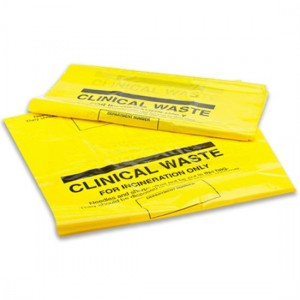 Yellow Clinical Waste Garbage Bags-0